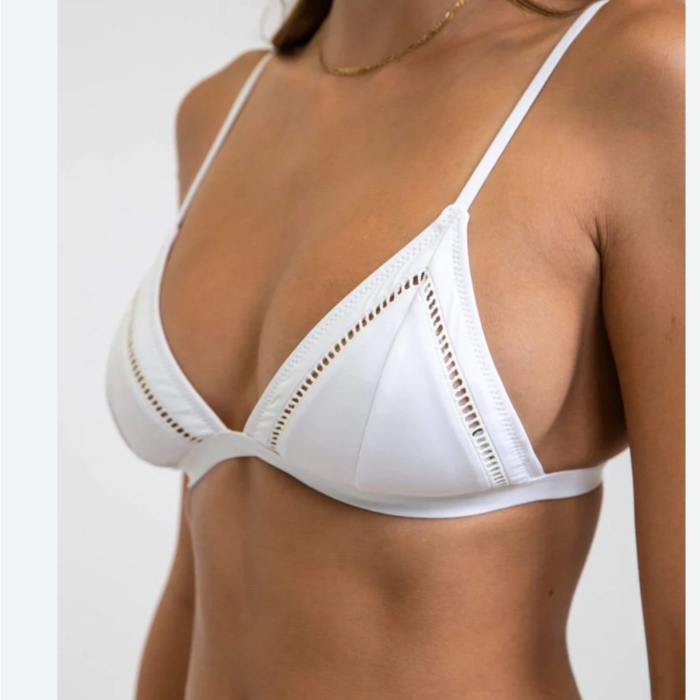 Rhythm White and Red Bikini Set